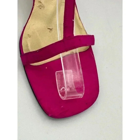 Moda Spana shoes pink open toe heels size 8 with 2 1/2" heel - Picture 9 of 12